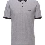 Polo en coton Pima avec détails contrastés