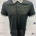 Polo en coton mercerisé avec détails contrastés