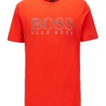 T-shirt en jersey de coton avec logo multicolore