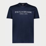 T-shirt en coton biologique avec imprimé Paul&Shark