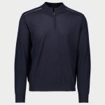 Chandail mock zip avec appliqués