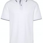 Polo avec détails contrastants