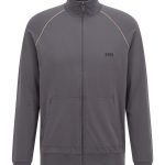 Mix&Match Jacket Z Veste d'intérieur zippé en coton stretch avec logo