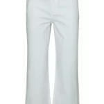 Jean taille haute large évasé cropped longueur 7/8