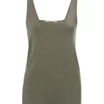 Débardeur double épaisseur à col rond et larges bretelles