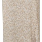 Jupe portefeuille avec taille élastique et imprimé floral