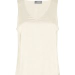 Camisole col V de soie ASTRID