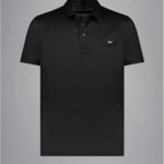 Polo de coton jersey avec emblème métallique