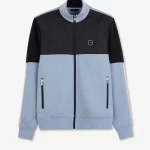 Sweat zippé bleu clair
