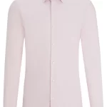 Chemise slim fit en twill de coton stretch
