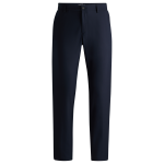 Pantalon slim fit en tissu stretch performant à micro motif P-GENIUS