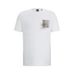 T-shirt regular fit en coton mélangé avec motif artistique saisonnier TEEBERO 2