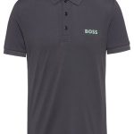 Polo slim fit en coton mélangé à logo en mesh PAULE
