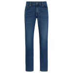 Jean slim fit bleu en denim stretch confortable DELAWARE