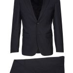 Costume slim fit de laine vierge à carreaux H-HOUSTON