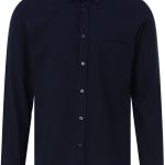Chemise coupe régulière en flanelle de coton