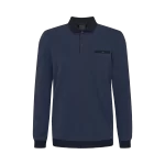 Polo à manches longues avec col structuré