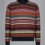 Chandail col rond Re-Wool avec nageoire brodée