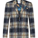 Veston à carreaux des bois