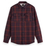 Chemise à carreaux en flanelle coupe standard