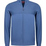 Gilet en tricot épais bleu