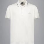 Polo tissé avec imprimé Shark Seaqual®