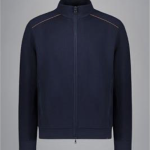 Veste avec détails extensibles en mélange de coton Stretch