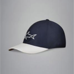 Casquette de baseball en coton avec requin brodé