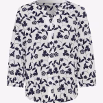 Chemisier fleuris en pur coton VELIA