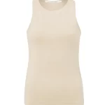 Haut licou sans manches à coupe ajustée