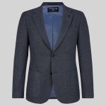 Veste Flex Cross Arndt en bleu marine texturé