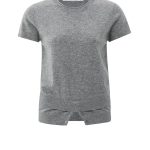 Haut en tricot avec ourlet double et détails de boutons