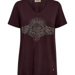 T-shirt déco col rond NADINE