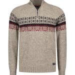 Chandail à col zippé beige CHARLTON