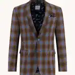 Blazer à carreaux