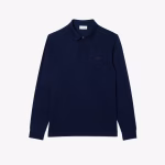 Polo Smart Paris en coton stretch à manches longues