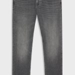 Jean slim Delaware en denim gris doux