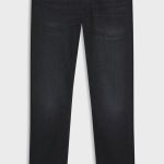 Jean slim Delaware en denim noir de fabrication italienne