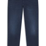 Jean Slim Delaware en maille denim bleue