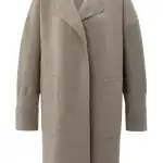 Gilet cardigan long avec poches plaquées