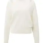 Pull en maille, col V profond avec haut assorti