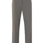 Pantalon à taille haute avec ceinture double