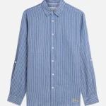 Chemise rayée en lin