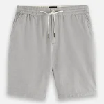 Essentials —  Short chino en coton et lin